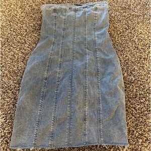 denim dress